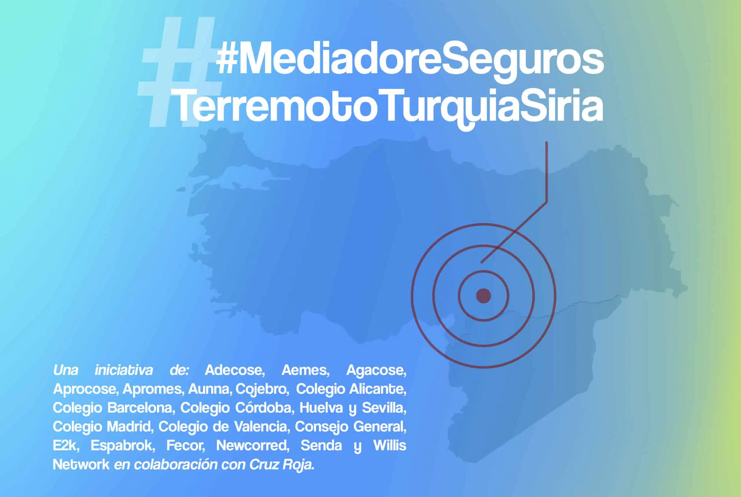 Solidaridad de la Mediación de Seguros con Turquía y Siria