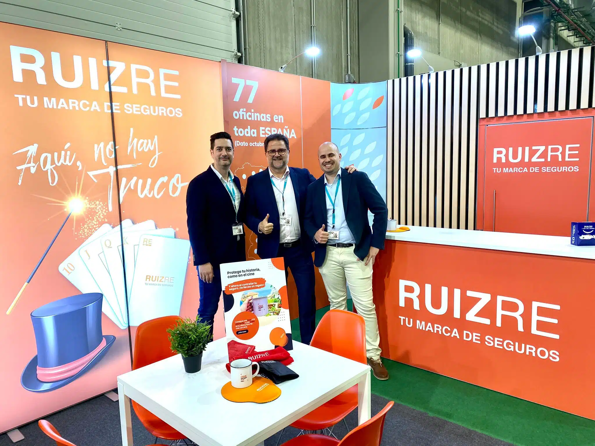 Ruiz Re triunfa con su stand en SEPOR bajo la temática “Aquí no hay truco”