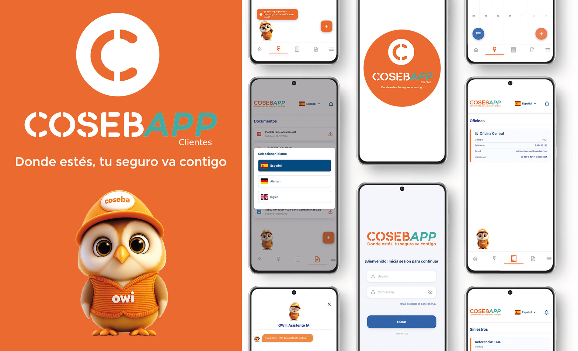 COSEBA lanza COSEBApp, su nueva app para que los clientes gestionen sus seguros “estén donde estén”
