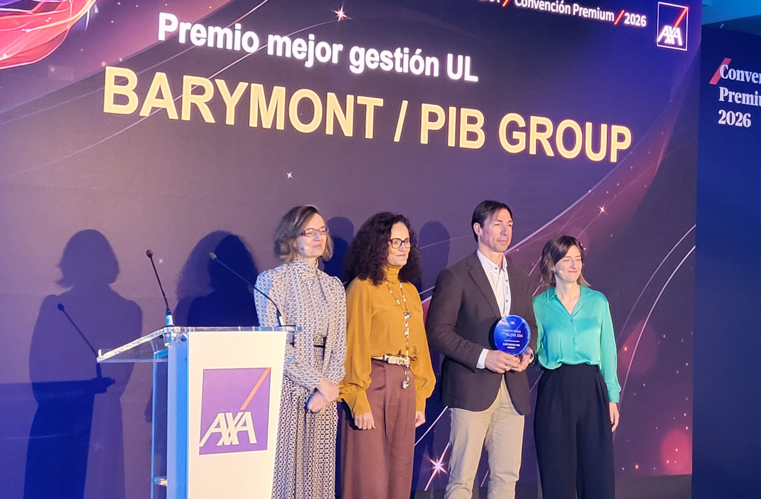 La agencia vinculada de PIB Group Iberia recibe el premio de AXA a la mejor gestión de Unit Linked